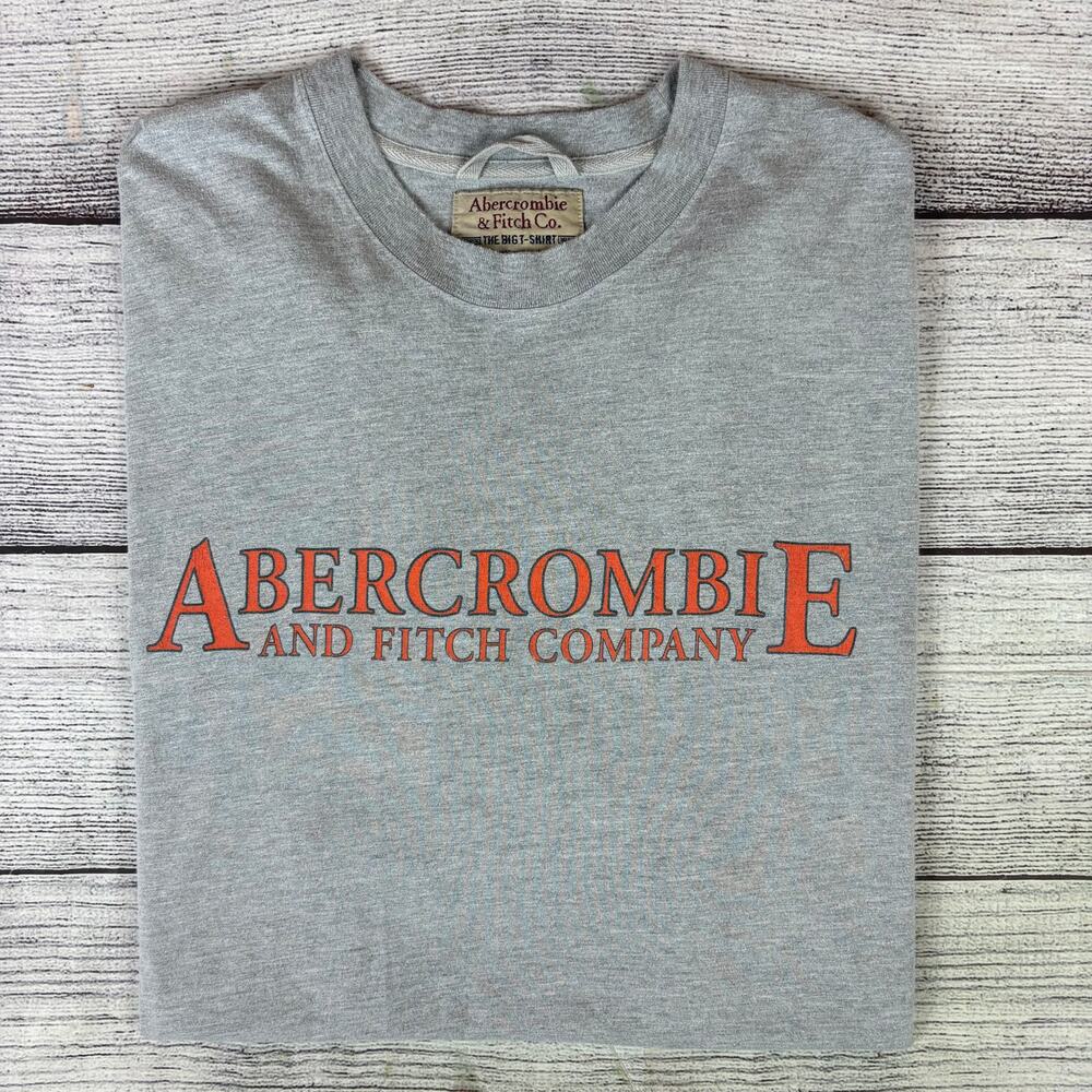 Vintage Y2k Abercrombie & Fitch Box Logo Spell Out T-shirt